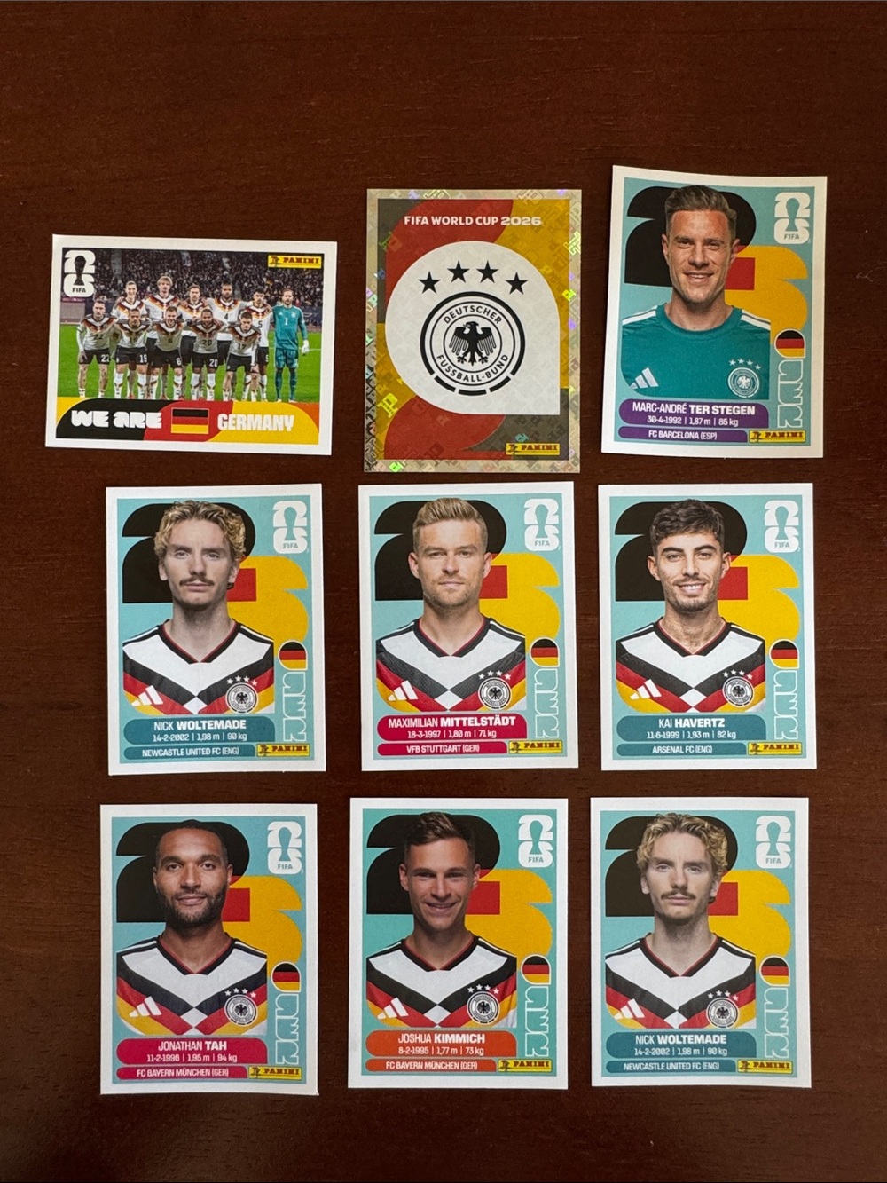 Panini FIFA World Cup 2026 Germany Team Sticker Pack